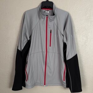 THE NORTH FACE Men’s FLIGHT SERIES Soft Shell Windstopper Jacket Black/Gray XXL